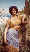 John William Godward Ionian Dancing Girl France oil painting artist